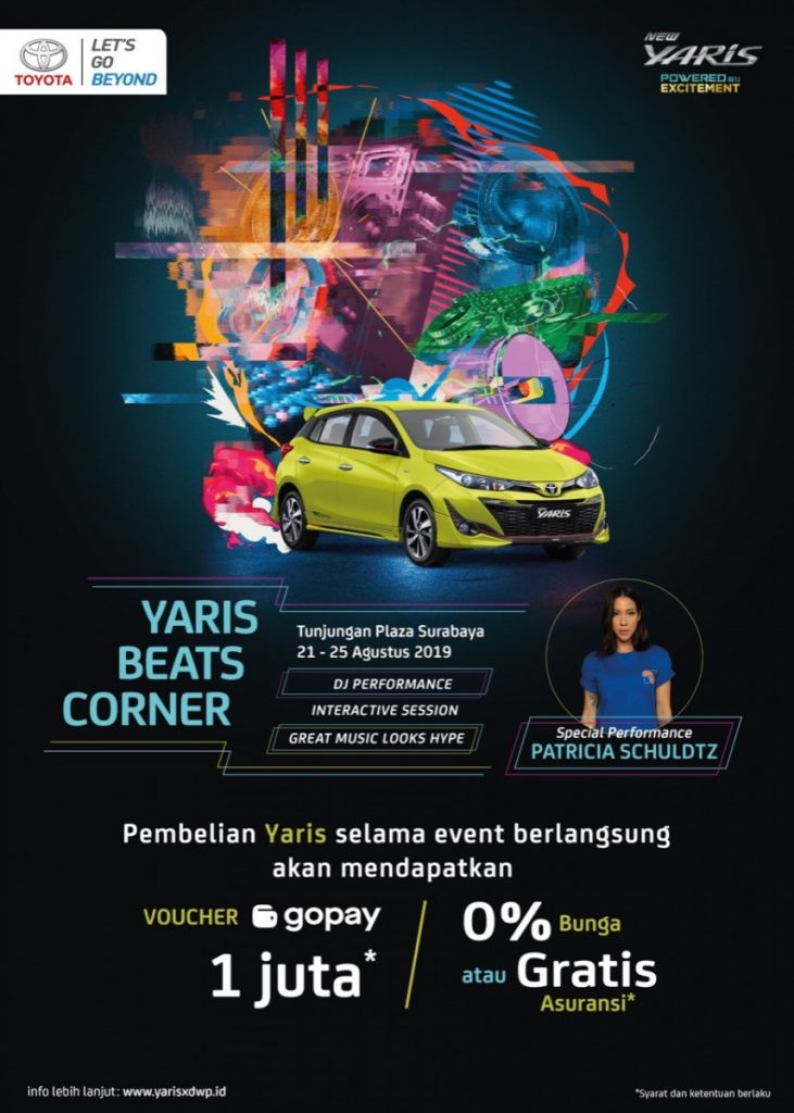 Toyota Bidik Milenial Surabaya dengan Yaris Beats Corner  