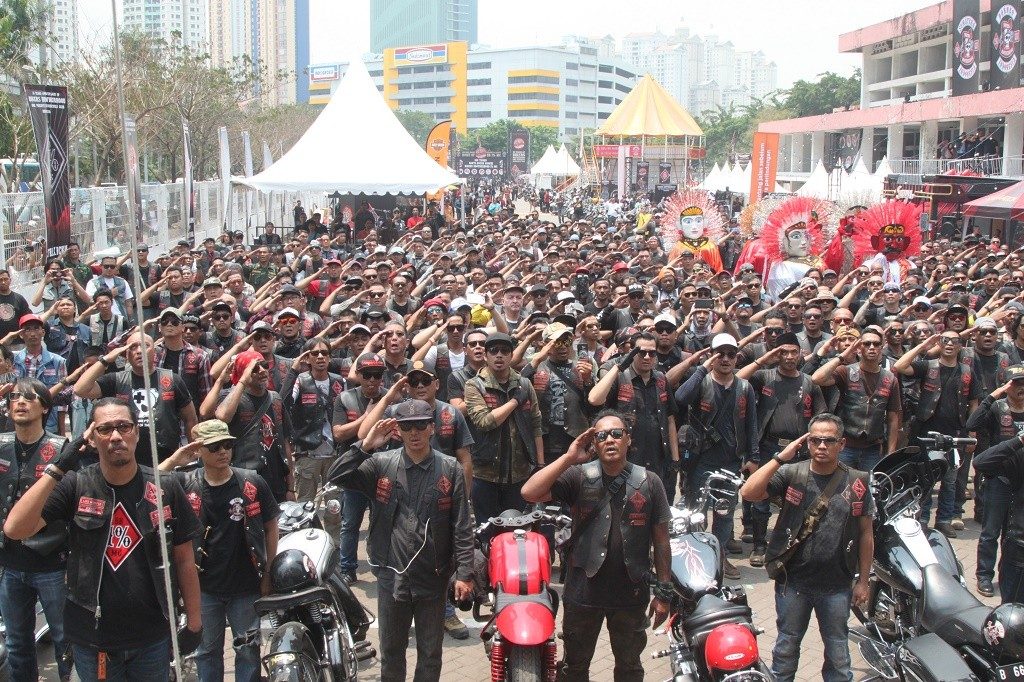 Bikers Brotherhood 1% MC Riuhkan Eks Bandara Kemayoran  