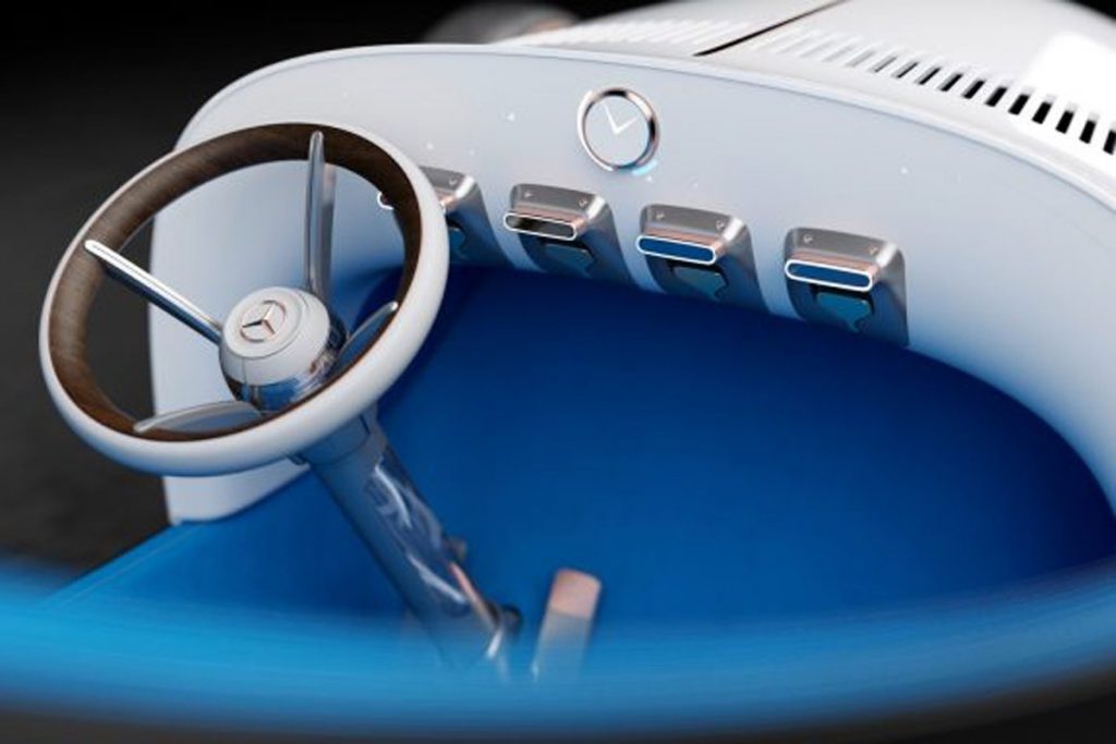 Mercedes Simplex Concept, Roadster Masa Depan Bergaya Retro  