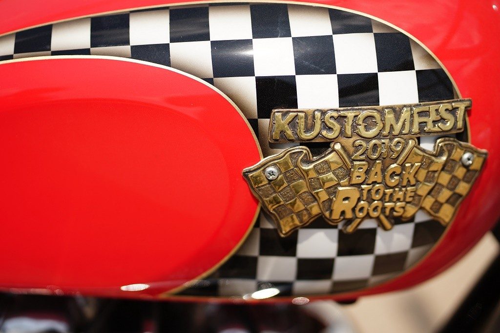 Lucky Draw Kustomfest 2019, Triumph Flat Track 'Ontoseno"  