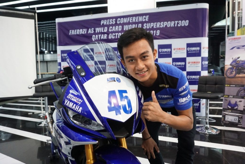 Faeroz Siap Debut Kejuaraan Dunia di World Supersport 300 Seri Qatar  