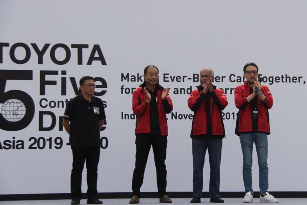 Toyota 5 Continents Drive Asia 2019-2020, Tempuh Jarak 100km 