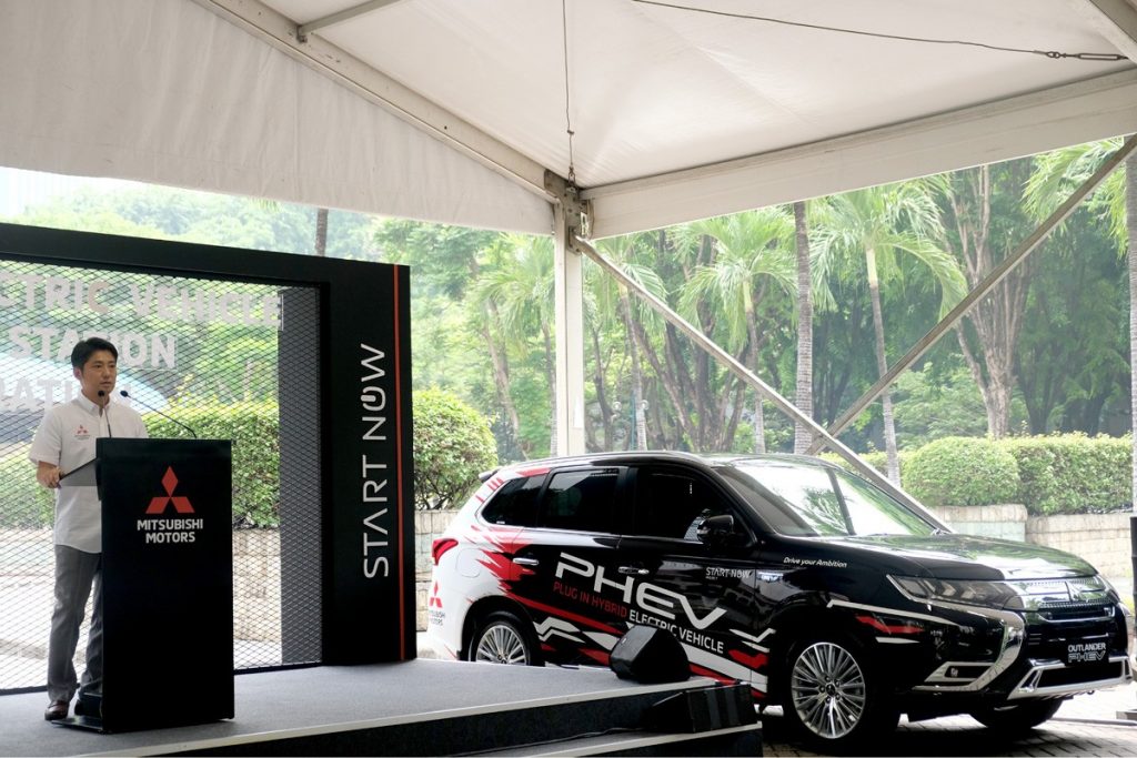 'Quick Charger' Mobil Listrik Mitsubishi Kini Tersedia di Plaza Senayan 