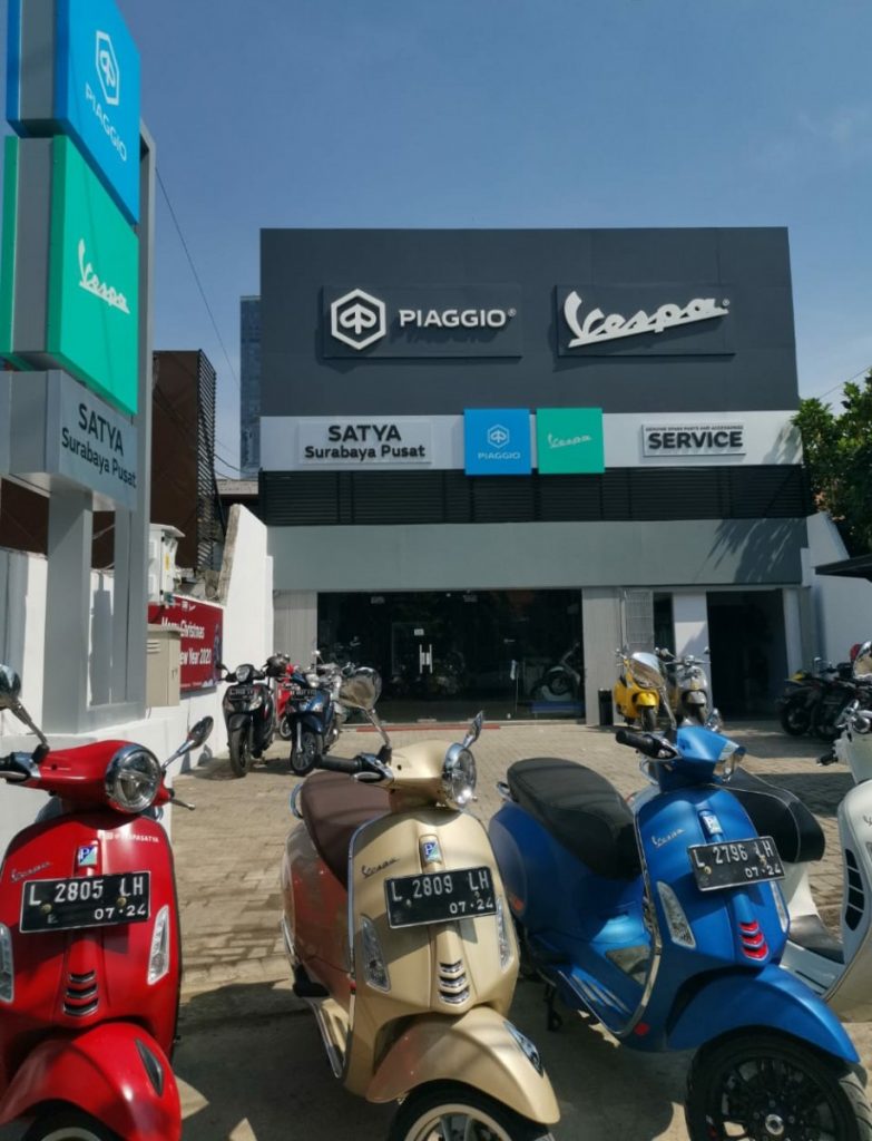 Dealer Baru Piaggio di Jantung Kota Surabaya 