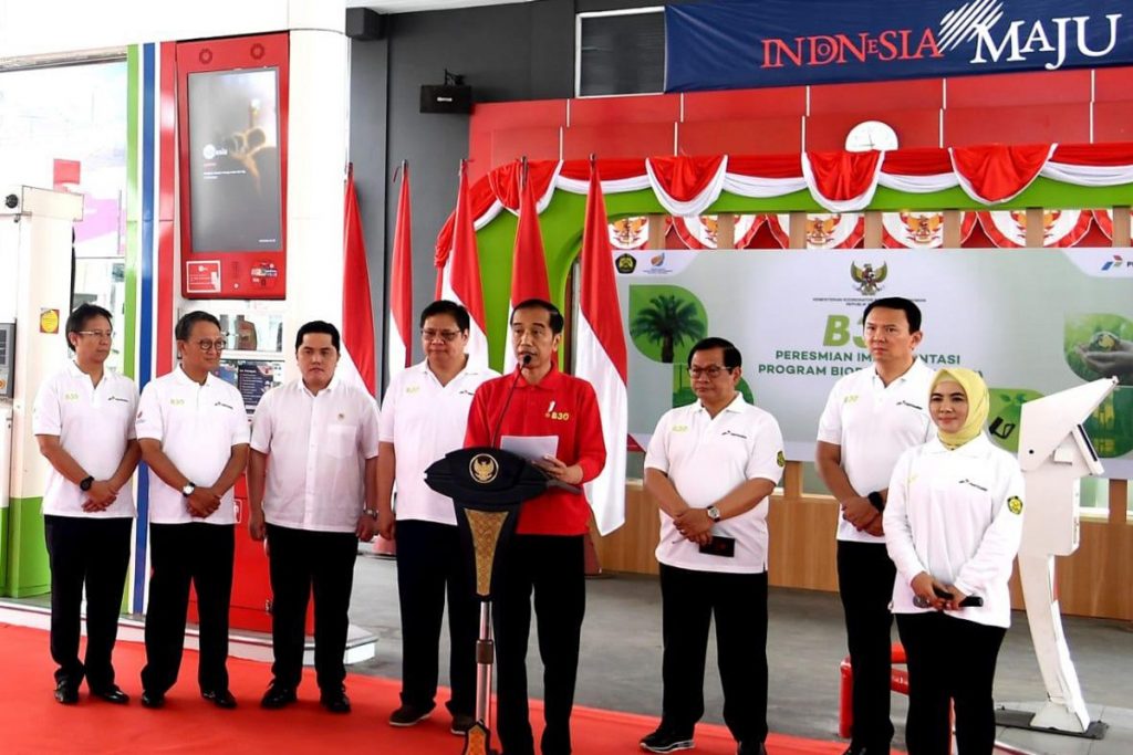 Jokowi Resmikan Program Biodiesel B30 