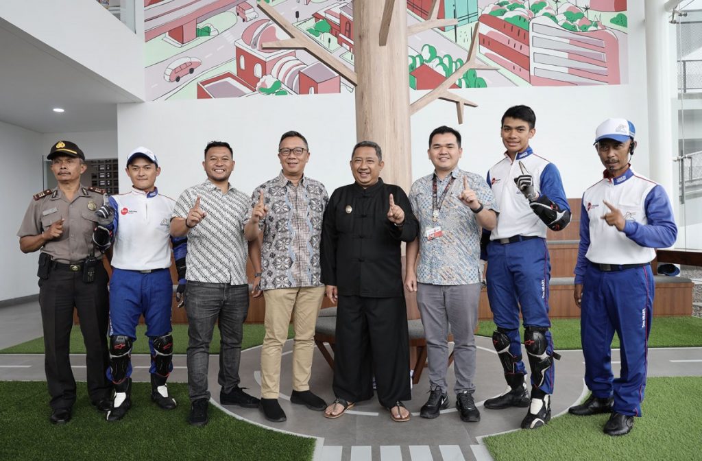 Wakil Walikota Bandung Kunjungi Gedung Safety Riding Center DAM 