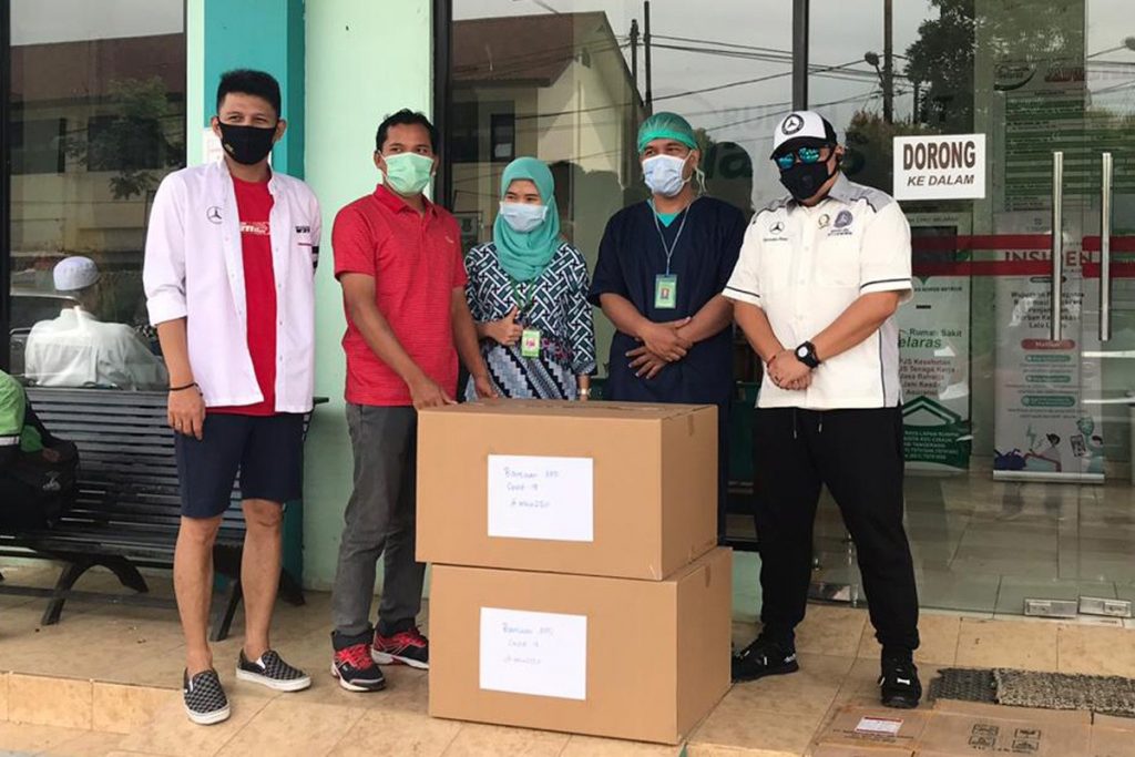 Baksos Ramadhan, MB W211 CI Serahkan APD ke Rumah Sakit 
