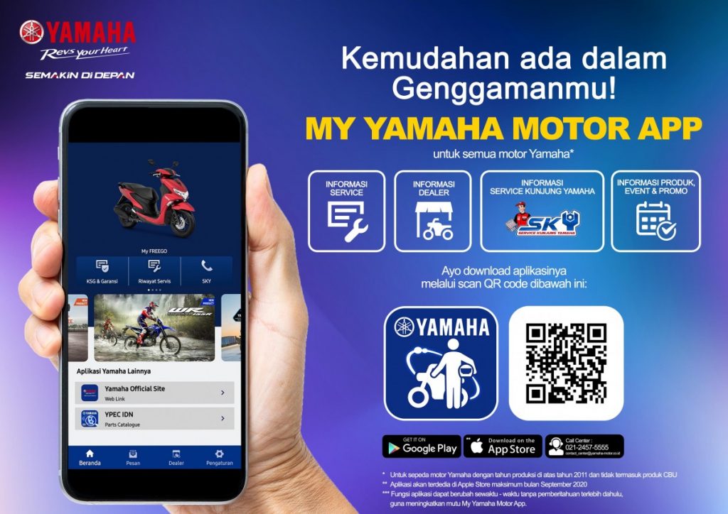 Ikuti Tren Digital, Yamaha Luncurkan Aplikasi My Yamaha Motor  