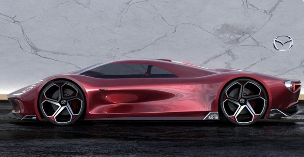 Hypercar Bertenaga Hidrogen, Inilah Mazda RX-10 Vision Longtail Berkekuatan 1.030 Hp  