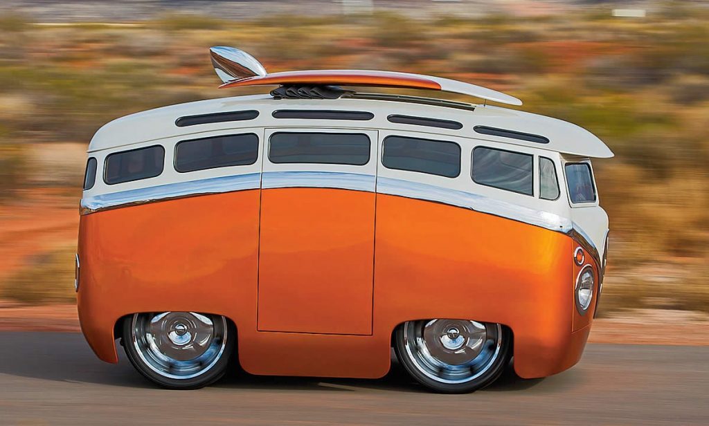 VW Combi T1 Surf Seeker, Microbus Kartun Dengan Sensasi Hotrod 
