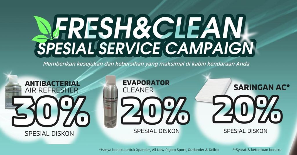 PT MMKSI Berikan Diskon di Program 'Fresh&Clean Service Campaign' 