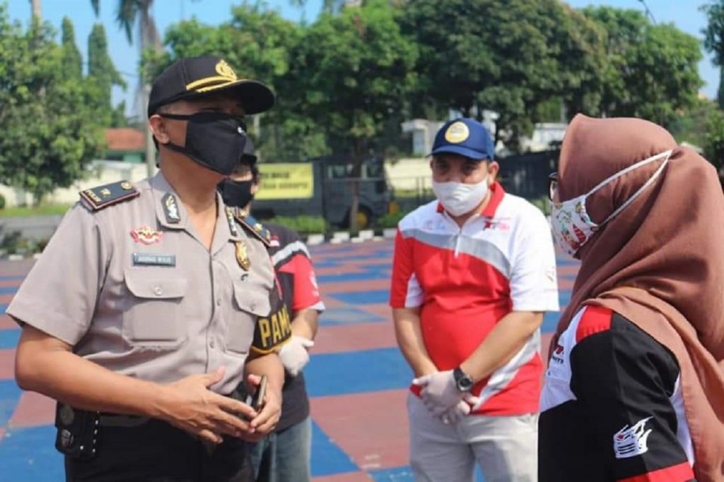Hari Lahir Pancasila, Velozity DeBogors Kunjungi Polres Bogor 