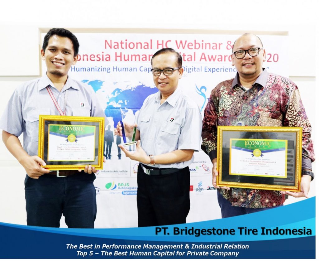 Bridgestone Indonesia Menangkan Penghargaan IHCA 2020 