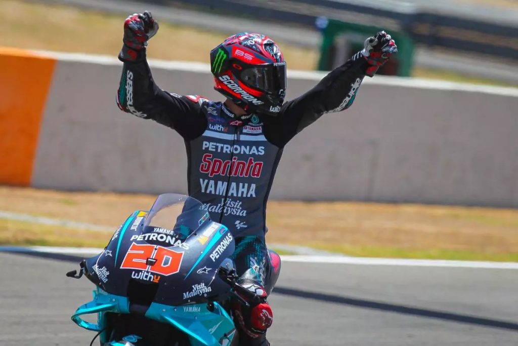 MotoGP Andalusia, Fabio Quatararo Kembali Kuasai Podium Pertama  