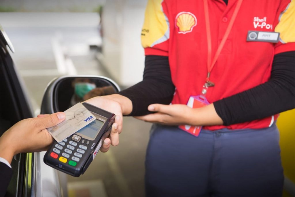 SPBU Shell Kini Terima Pembayaran Dengan Visa Contactless 