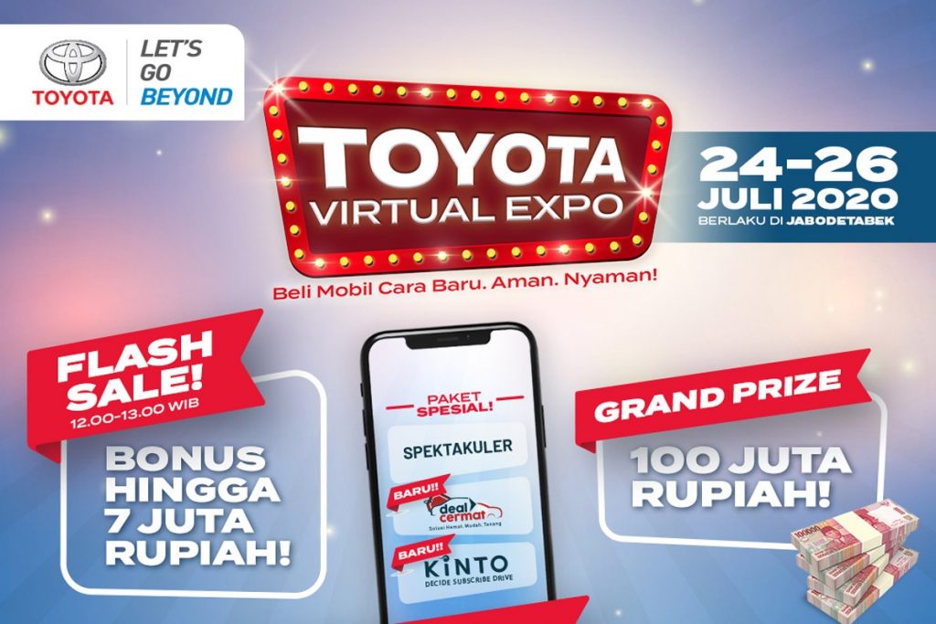 Dekatkan Diri Dengan Pelanggan, PT TAM Gelar Toyota VIrtual Expo 