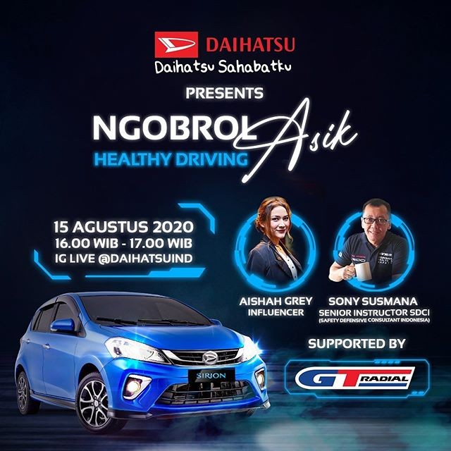 Daihatsu dan GT Radial Ajak Ngobrol Asik Soal Healthy Driving  
