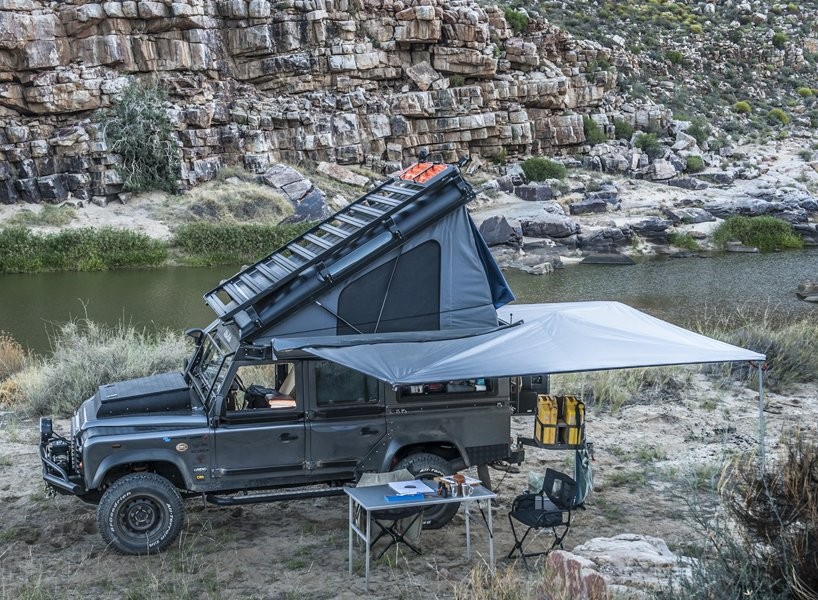 Land Rover Defender Icarus, Konversi Tenda Atap Yang Mudah dan Sederhana 