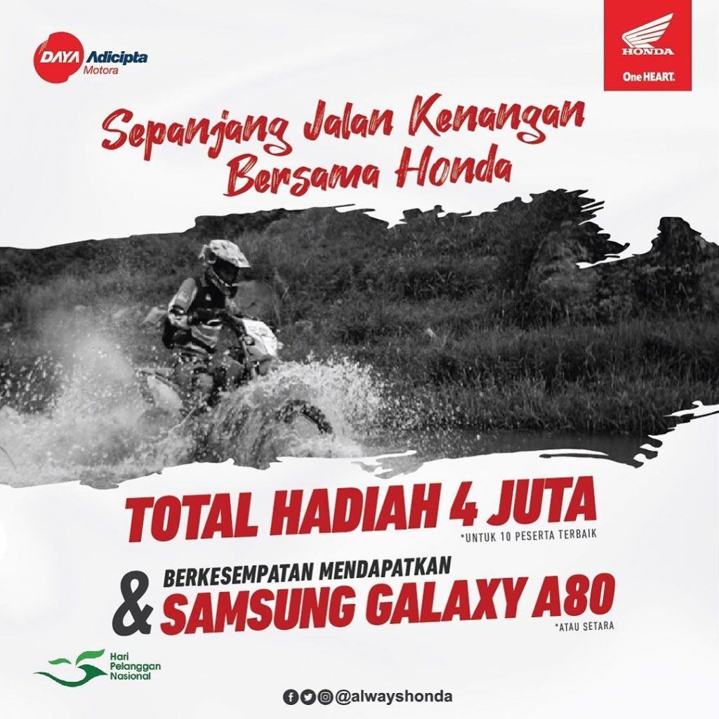 Kompetisi Video Bersama Honda Berhadiah Jutaan Rupiah 