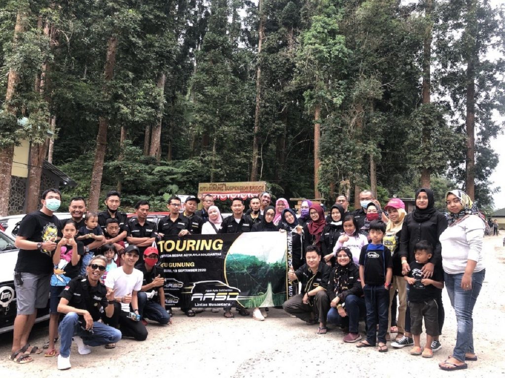 Komunitas Agya Ayla Gelar Touring Ke Sukabumi 