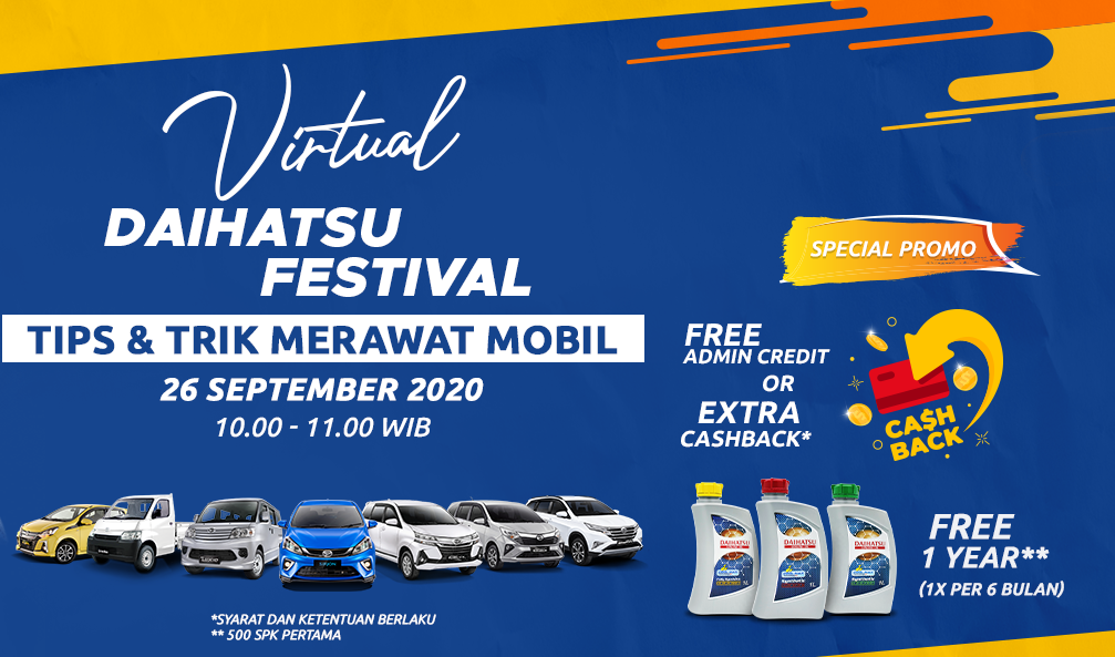 Promo Menarik Beli Mobil Secara Online di Daihatsu Festival  