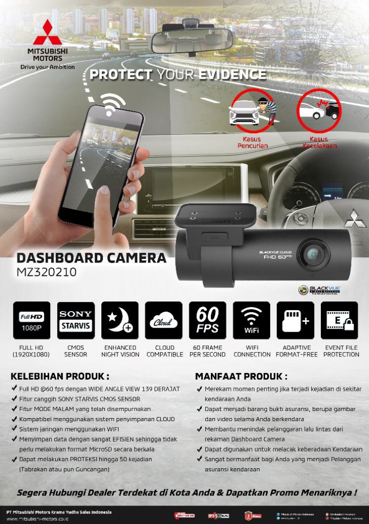 MMKSI Luncurkan Genuine Accessory Dashboard Camera  