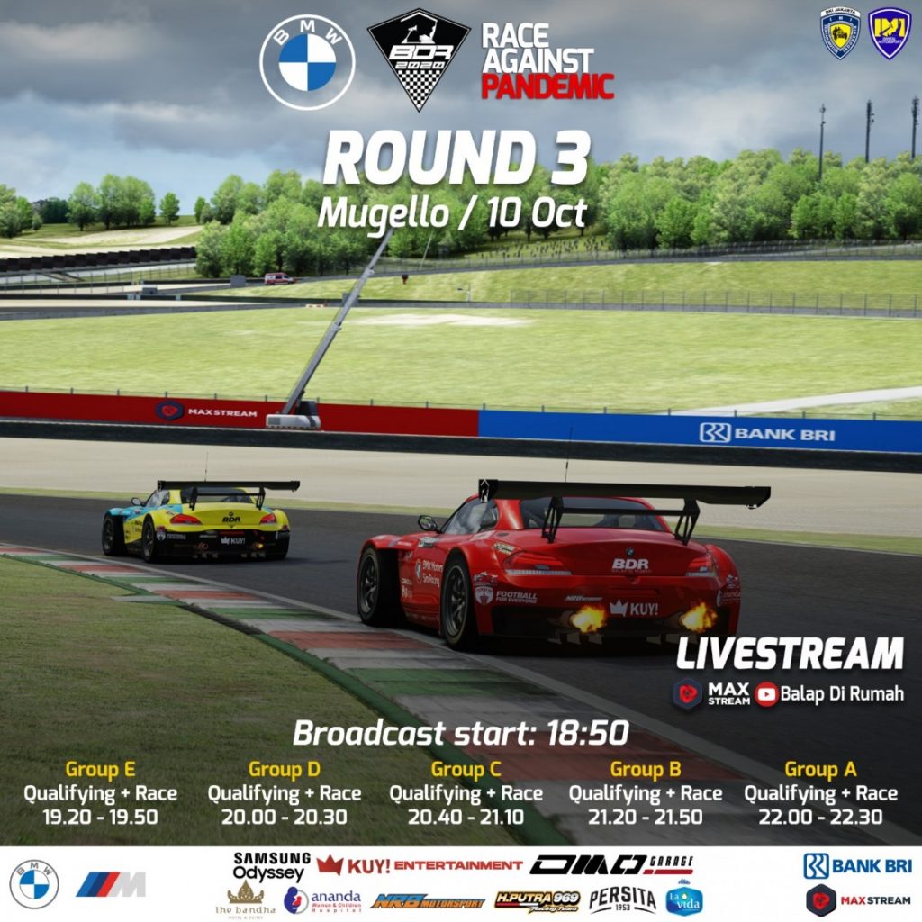 Saksikan, Live Streaming BDR Race Against Pandemic Round 3  