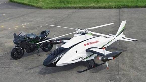 Kawasaki Bikin Helikopter Menggunakan Mesin Ninja H2R 