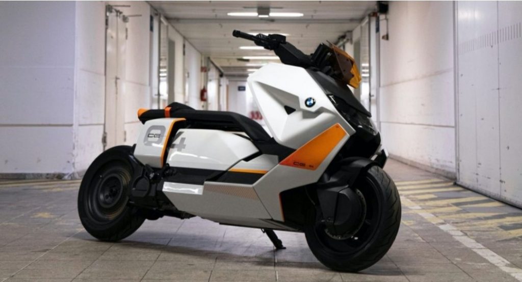 Skuter Listrik Futuristis, Inilah BMW Motorrad Definiton CE 04! 