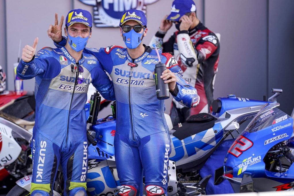 Suzuki Ecstar Cetak Sejarah Kemenangan Indah di MotoGP Eropa 2020  
