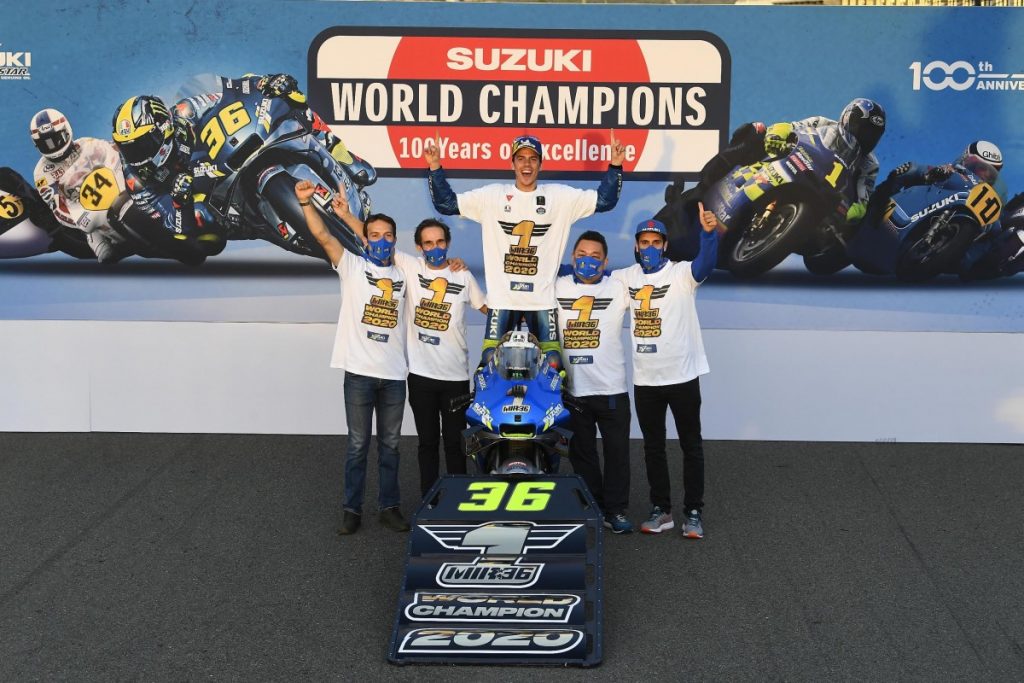 Team Suzuki Ecstar Cetak Hadiah Terindah di 100 Tahun Suzuki  