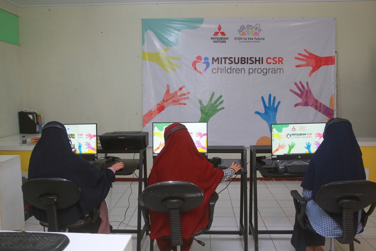 Mitsubishi CSR Children Program, Dukung Belajar Jarak Jauh  