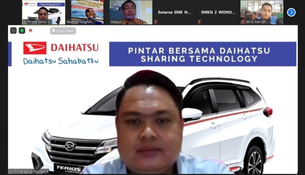 Daihatsu Berikan Pelatihan Online Guru SMK se-Jawa Tengah  