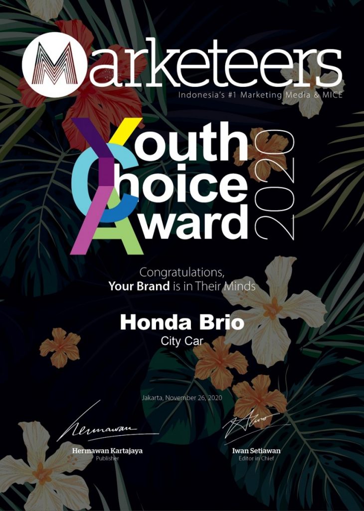 Honda Brio Jadi Mobil Terbaik Pilihan Anak Muda Di Indonesia  