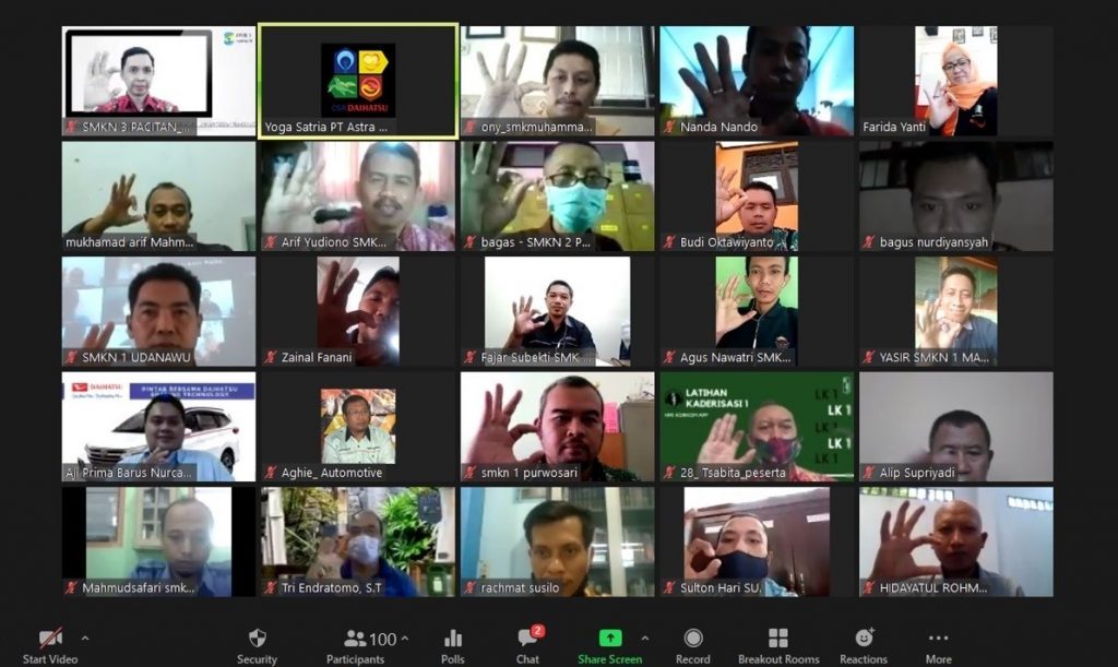 Daihatsu Berikan Pelatihan Online Guru SMK se-Jawa Timur  