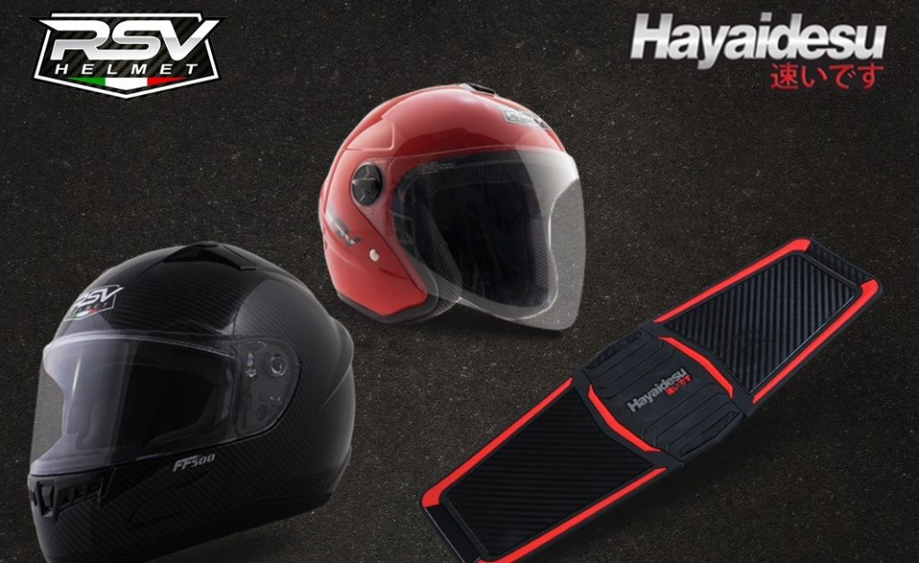 Kolaborasi RSV Helmet dan Hayadeisu, Beli Helm Gratis 'Parking Pad' 