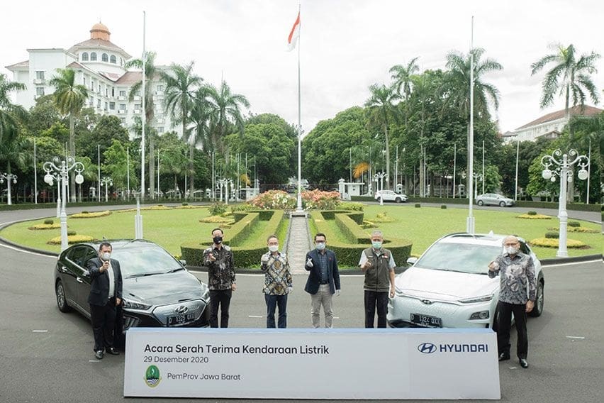 Hyundai KONA dan IONIQ Menjadi Kendaraan Dinas Pemprov Jabar  