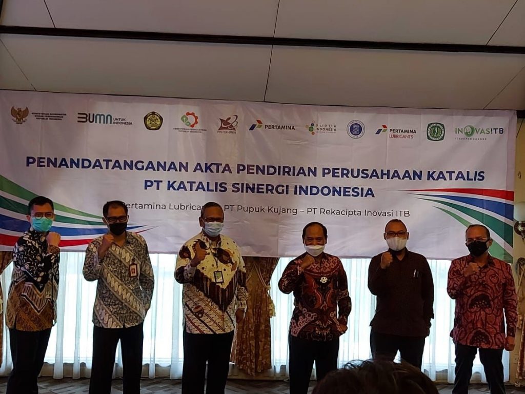 Pertamina, Pupuk Kujang dan ITB Bentuk PT Katalis Sinergi Indonesia 