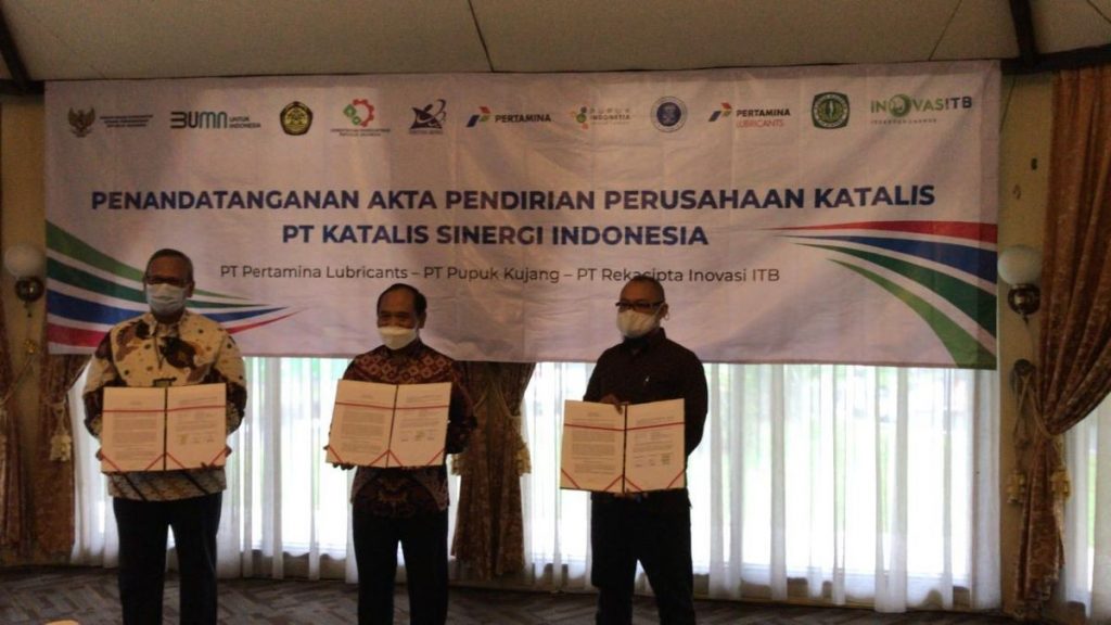 Pertamina, Pupuk Kujang dan ITB Bentuk PT Katalis Sinergi Indonesia  