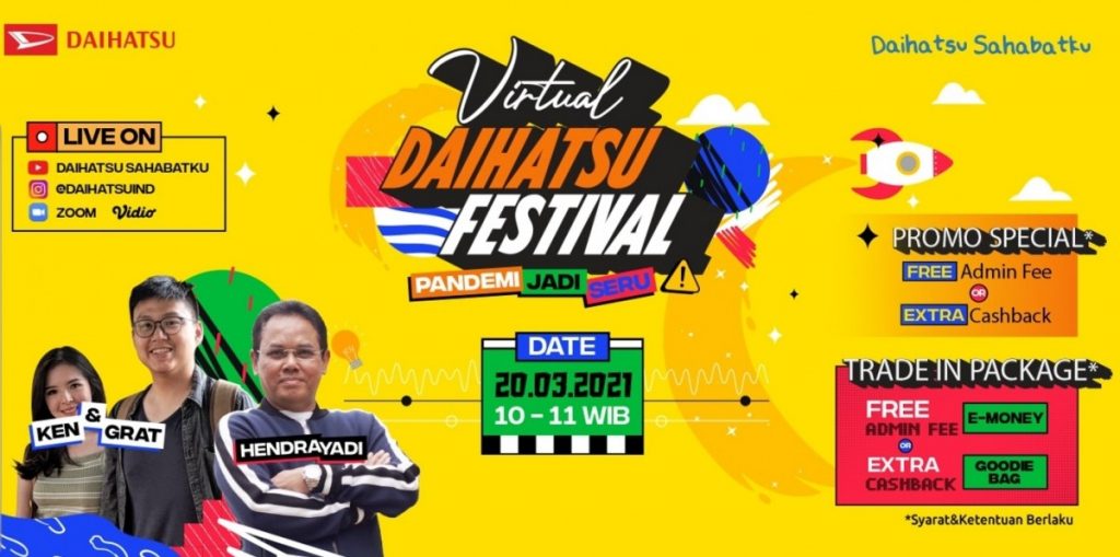 Daihatsu Kembali Hadirkan Program Penjualan Virtual Daihatsu Festival 