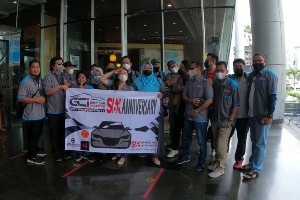 Meriahnya HUT ke-6 Grey Car Indonesia 