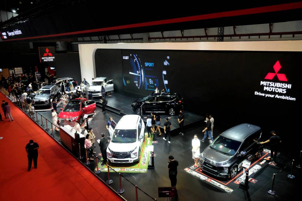 Kemudahan Eksplorasi Booth Mitsubishi Motors di IIMS Hybrid 2021 