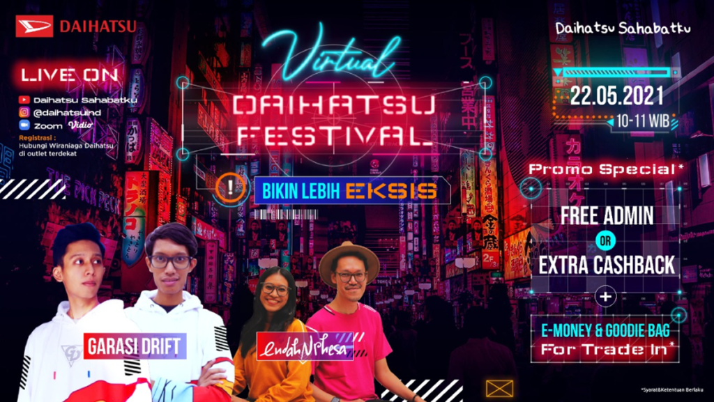 Manjakan Pelanggan, Daihatsu Kembali Gelar 'Virtual Daihatsu Festival' 