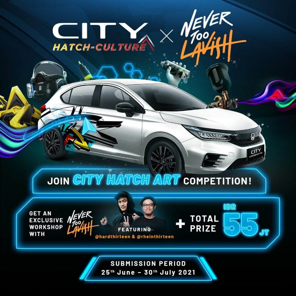 Honda City Hatchback RS Jadi Model Kompetisi “City Hatch Art” 