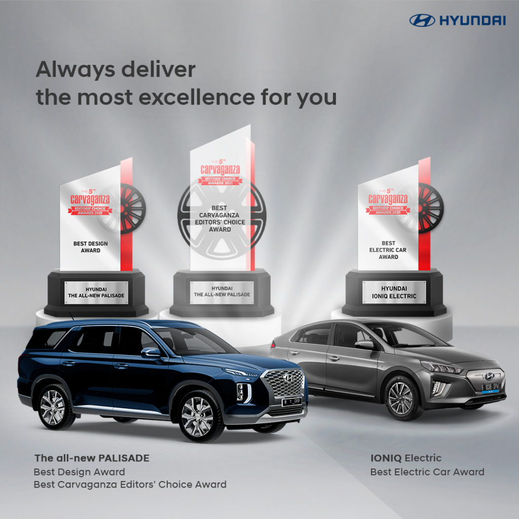 Hyundai Raih Tiga Penghargaan Untuk Dua Varian Andalannya 