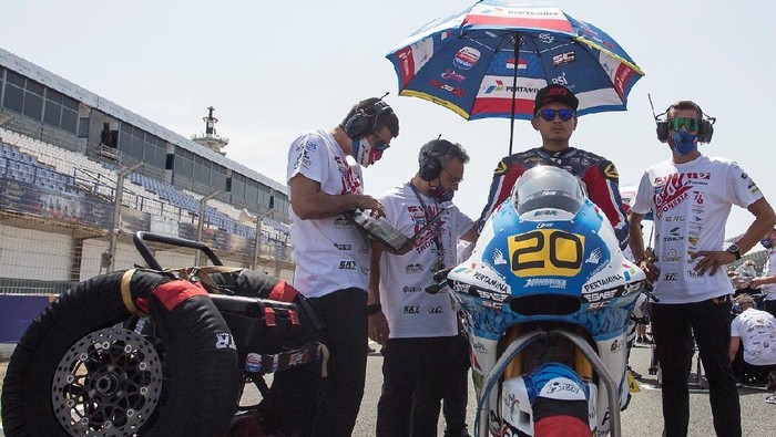 Sepuluh Besar di Jerez, Dimas Ekky Percaya Diri di CEV Moto2 Valencia 