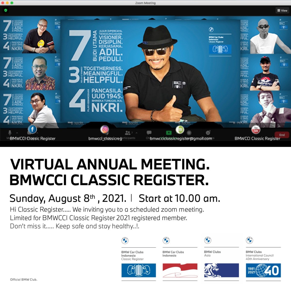BMWCCI Classic Register Annual Meeting & Anniversary 