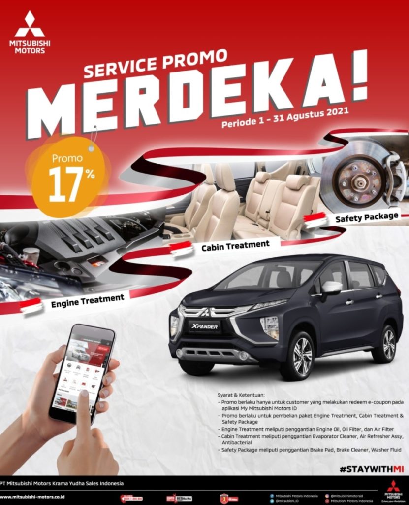 Paket Servis Mitsubishi Untuk Peringati Kemerdekaan Indonesia  