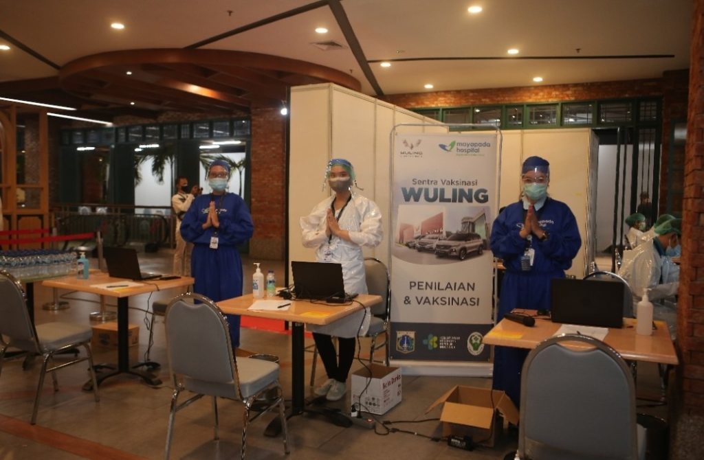 Wuling Motors Gelar Sentra Vaksinasi Ke-2 Bersama Mayapada Hospital  