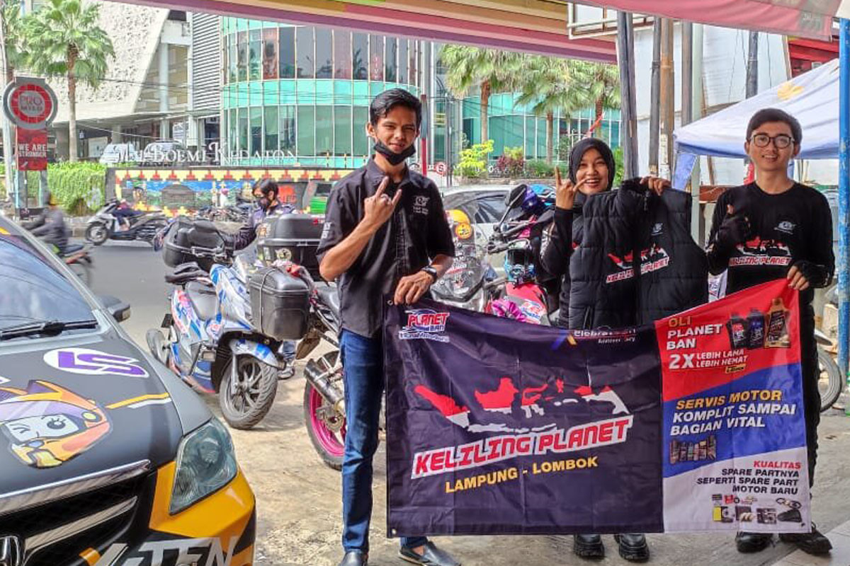 HUT RI ke-76, Lady Bikers Ini Jelajah Lampung-Jawa-Bali-Lombok 